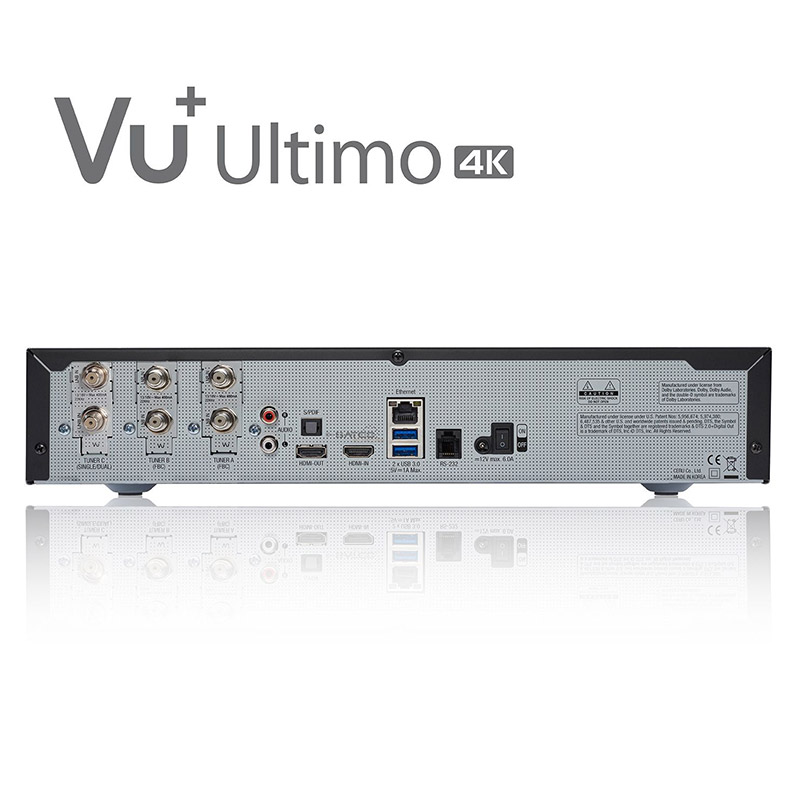 Vu+ Ultimo 4K UHD Uydu Alıcısı